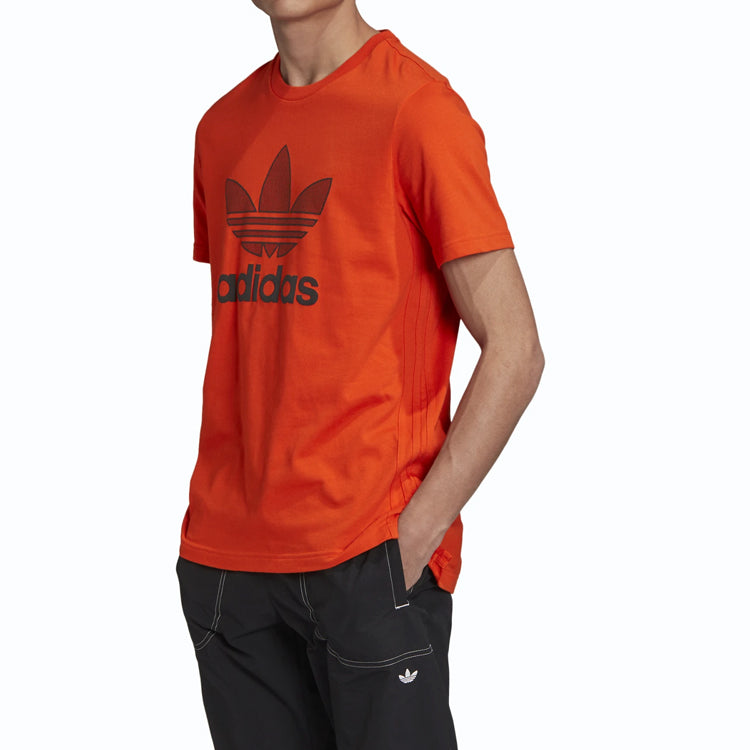 adidas originals Sports Round Neck Short Sleeve Orange Yellow GK0645
