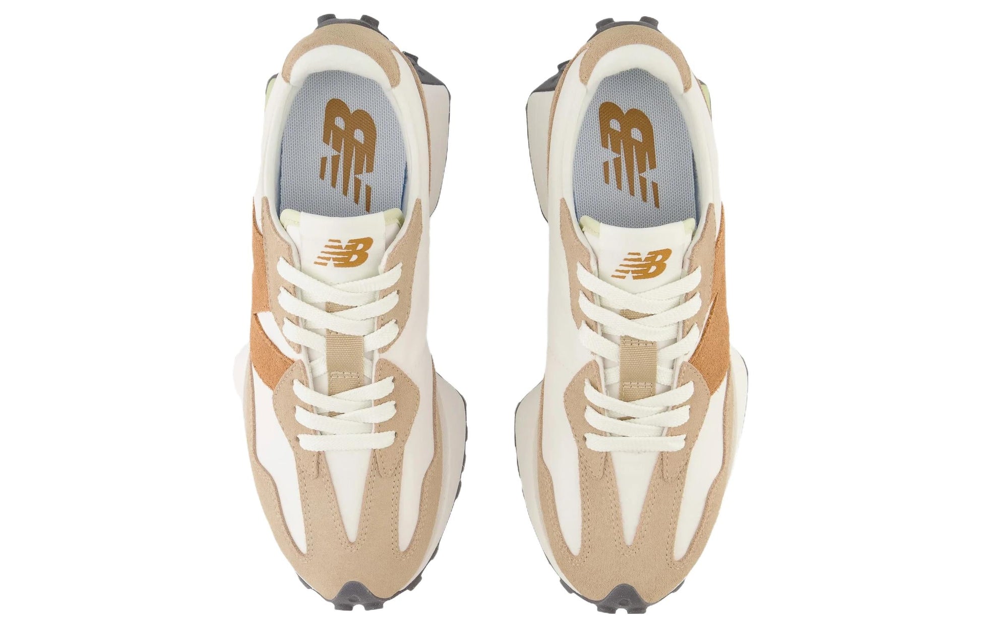 (WMNS) New Balance 327 'White Brown' WS327PT