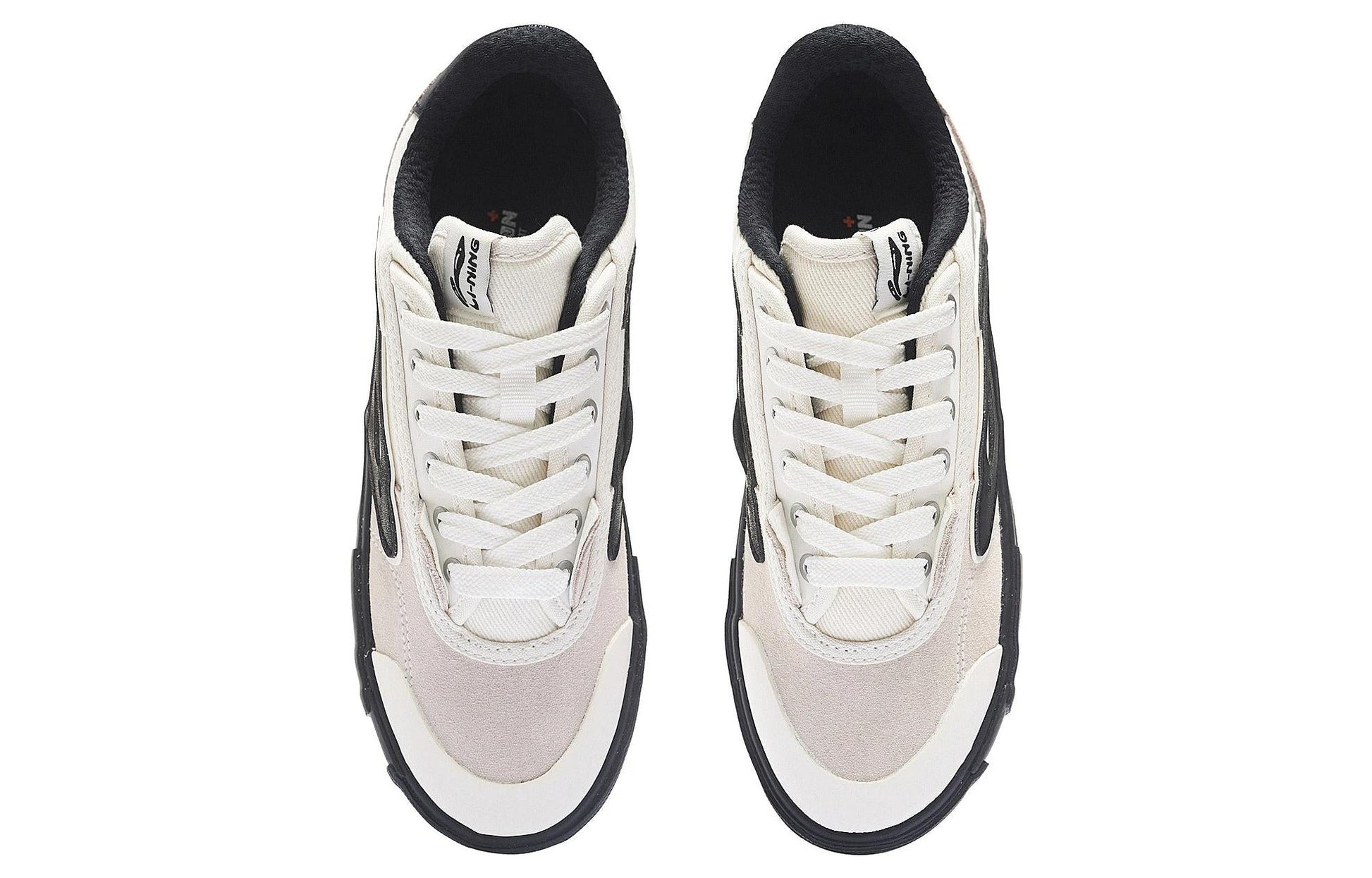 (WMNS) Li-Ning BadFive Wave Pro Low 50/50 x STEVEN HARRINGTON 'White Black' AECS072-2