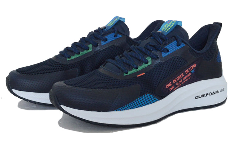 361 Degrees x QU!KFOAM Running Shoes 'Black Blue' 572012216-7