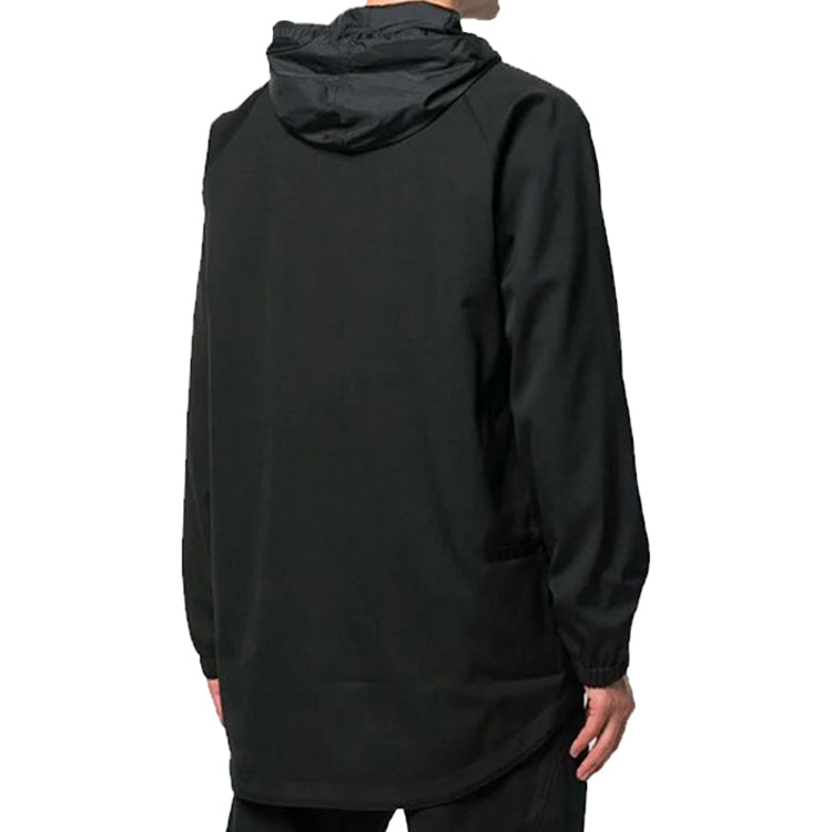 Men's Y-3 Yohji Letters Jacket Casual Black FJ0456