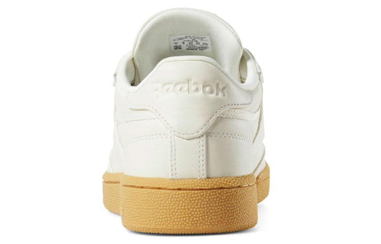 Reebok CLub C 85 Low Tops Casual Skateboarding Shoes Unisex Beige DV4290