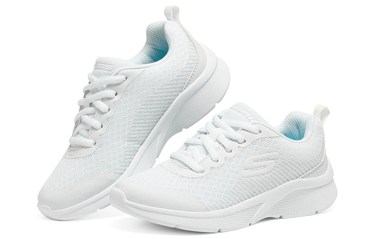 (GS) Skechers GoRun Consistent Shoes 'White Blue' 302603L-WHT