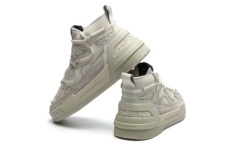FILA High Top Retro Basketball Shoes Gray F12M141201FLF