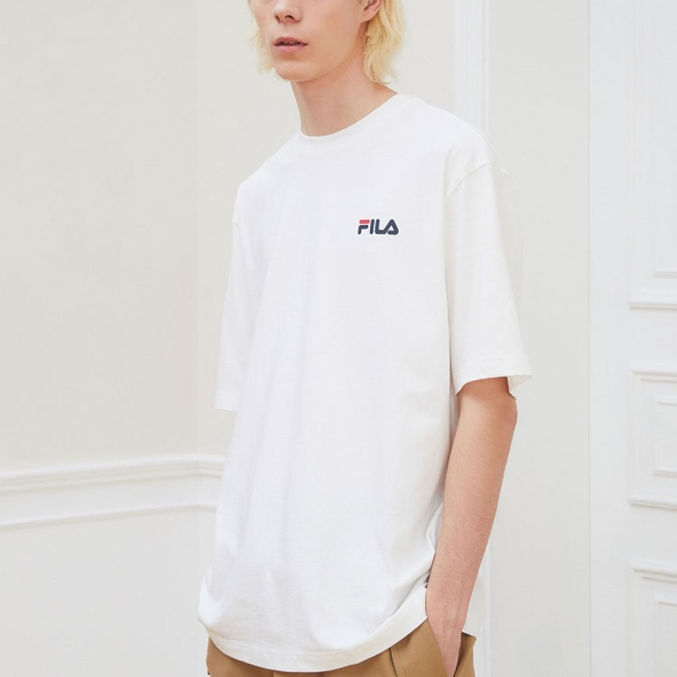 FILA Logo Sports Short Sleeve White FS2RSD2102X-OWH