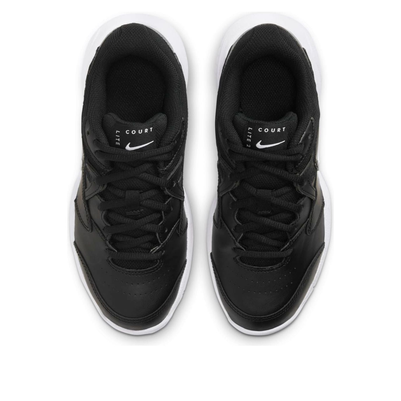 (GS) Nike Court Jr Lite 2 'Black White' CD0440-004