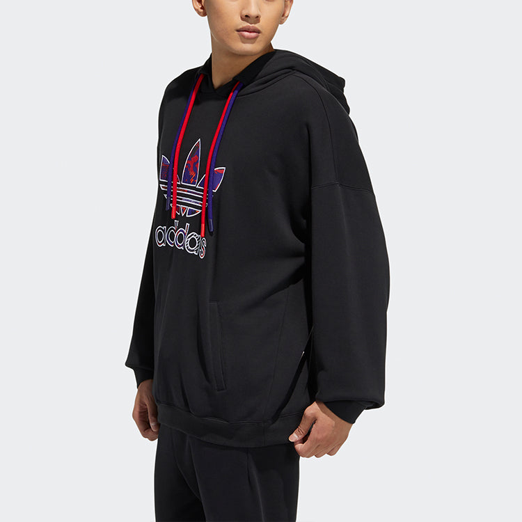 Men's adidas originals Cny 2 Logo Subject Printing Drawstring Sports Black GP1865