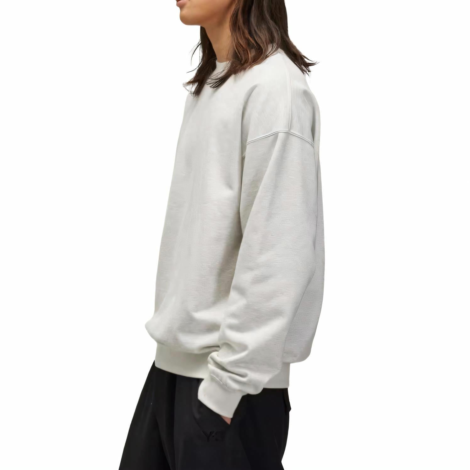 adidas x Y-3 French Terry Crew Sweater Asia Sizing 'Cream' JM7874