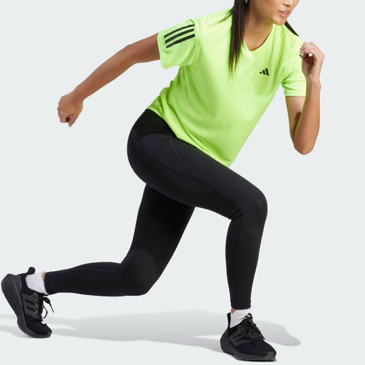 (WMNS) adidas Own the Run Tee 'Lucid Lemon' IL4133