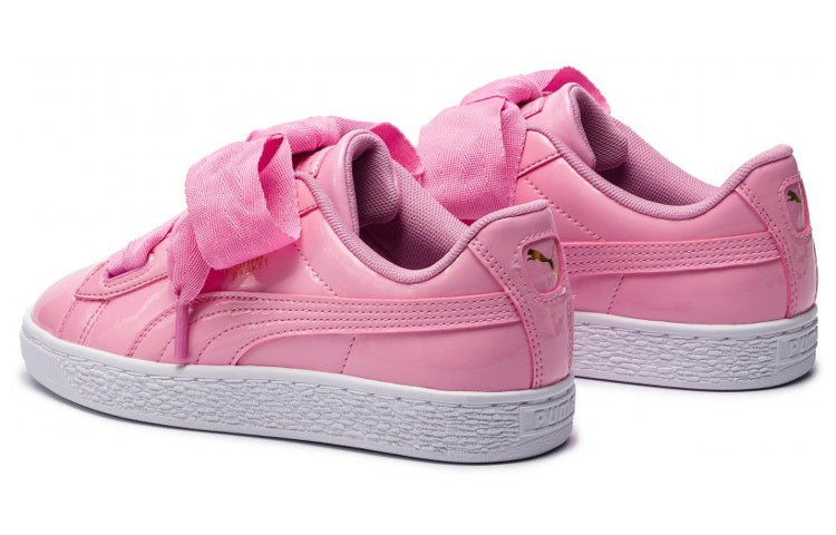 PUMA Basket Leather Heart Patent 364817-03