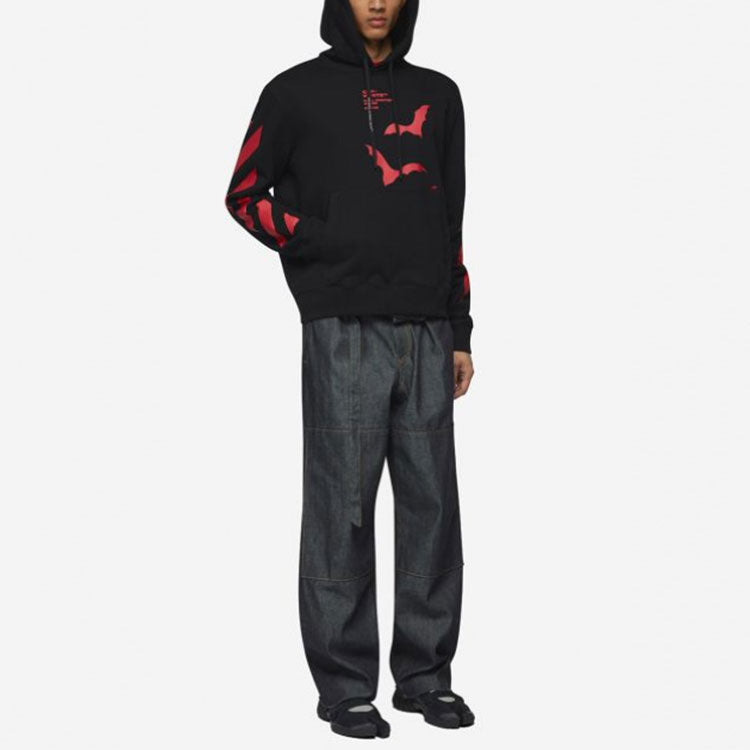 Men's Off-White Printing Black OMBB003F171920461019