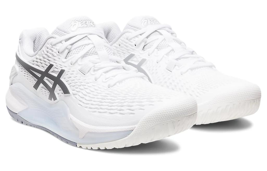 (WMNS) ASICS Gel-Resolution 9 Wide 'White Pure Silver' 1042A226-100