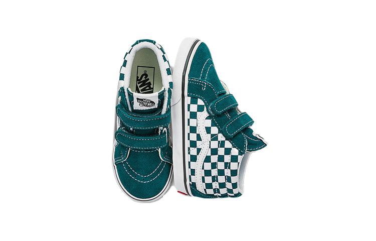(TD) Vans SK8-Mid 'Green White Grid' VN0A5DXD60Q