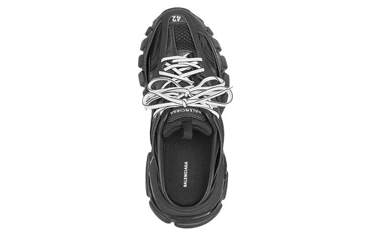 Balenciaga Track Flat Shoes Black 653814W3CP31000