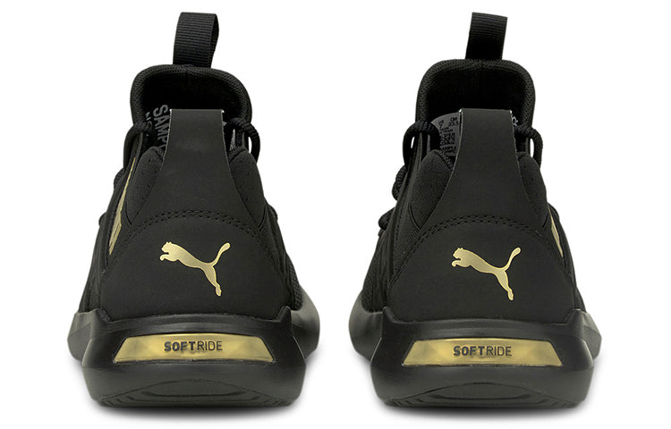 (WMNS) PUMA Softride Enzo NXT Shine 'Black Team Gold' 195469-01