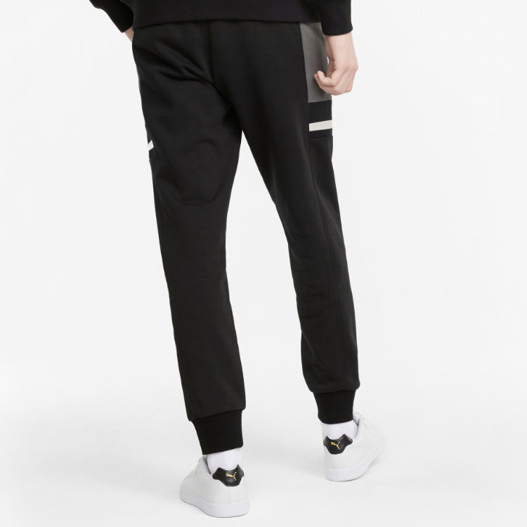 PUMA Logo Tape Pants 'Black' 533206-01