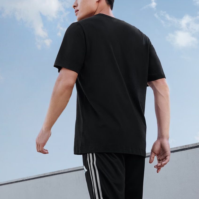 adidas X Messi GOAT Graphic SS T-Shirts Asia Sizing 'Black' JD7127