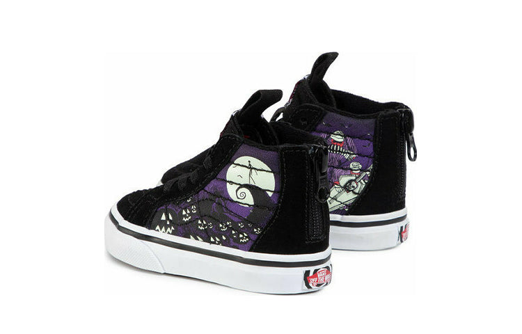 Vans The Nightmare Before Christmas x SK8-HI Zip Toddler 'Jacks Lament' VN0A4BV1T35