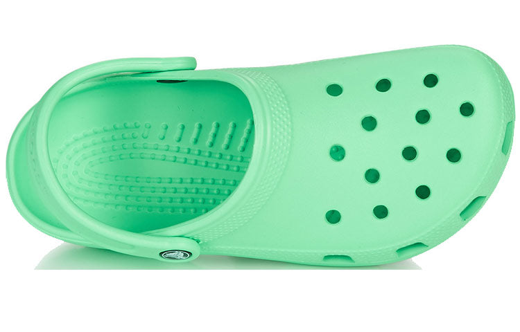 Crocs Classic Outdoor Flat Heel Sports Slippers Green 10001-3U3