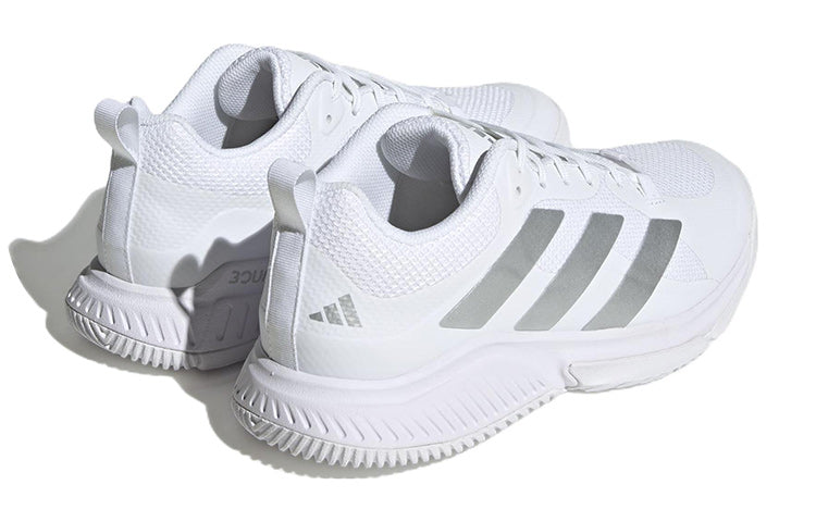 (WMNS) adidas Court Team Bounce 2.0 'White Silver Metallic' HR1235