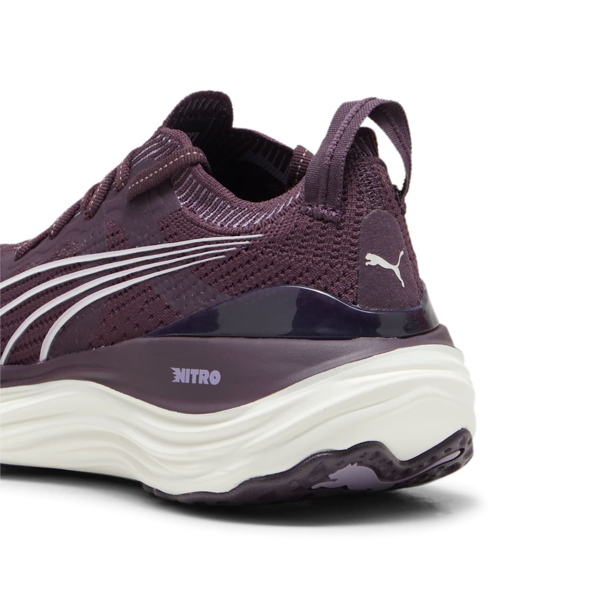 (WMNS) PUMA ForeverRun NITRO Knit 'Midnight Plum Vapor Grey' 379140-10