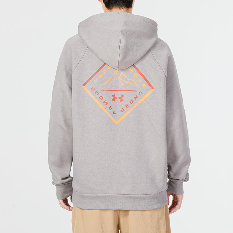Under Armour Rival Fleece Mountain Hoodie 'Grey' 1373181-294