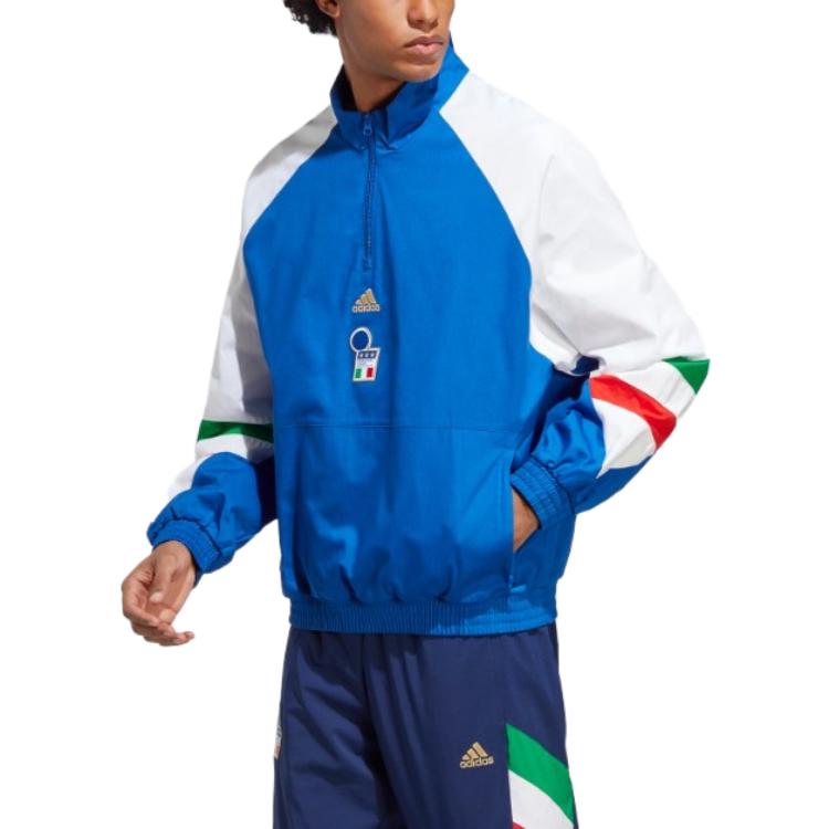 adidas Italy Icon Jacket Asia Sizing 'Royal Blue' HT2188