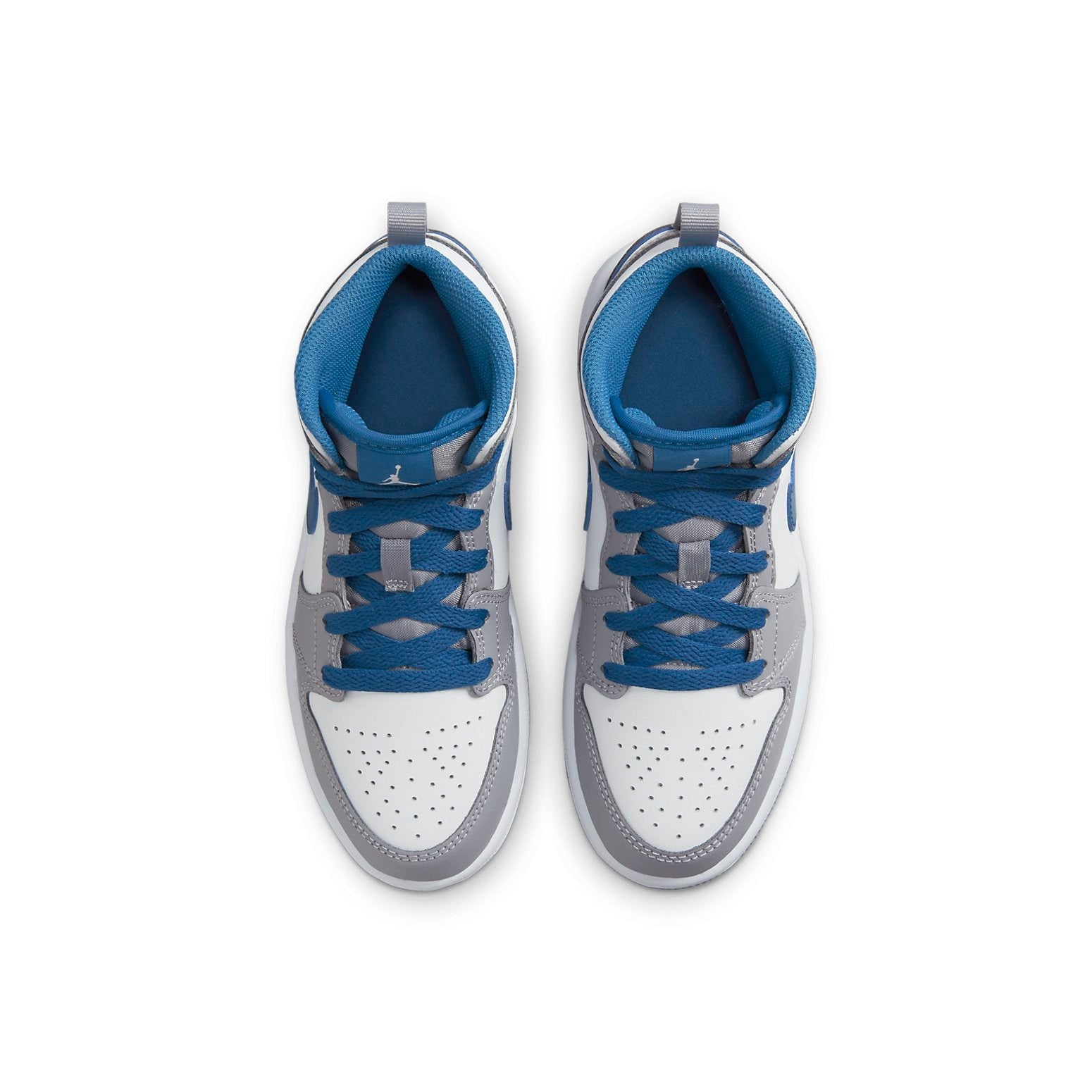 (PS) Air Jordan 1 Mid 'Cement True Blue' DQ8424-014