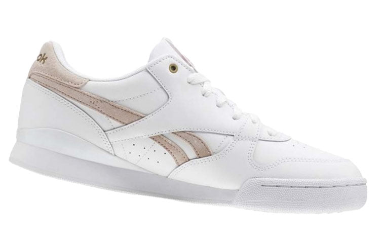 Reebok Phase 1 Pro Non Slip Wear Resistant Sneakers White/Pink CN3853
