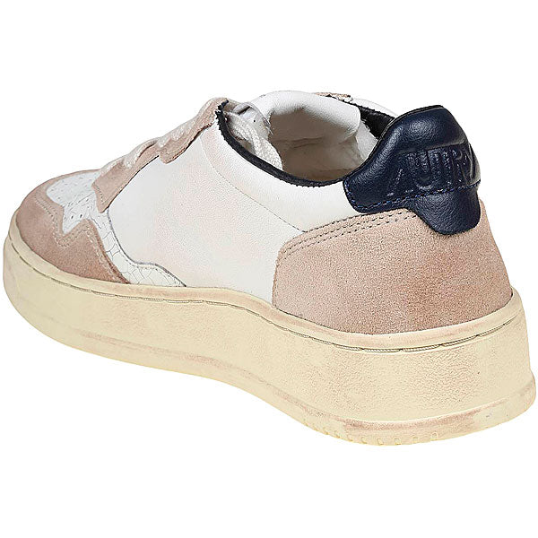 (WMNS) AUTRY Medalist Low Leather and Suede 'White Beige' AULW-WC08