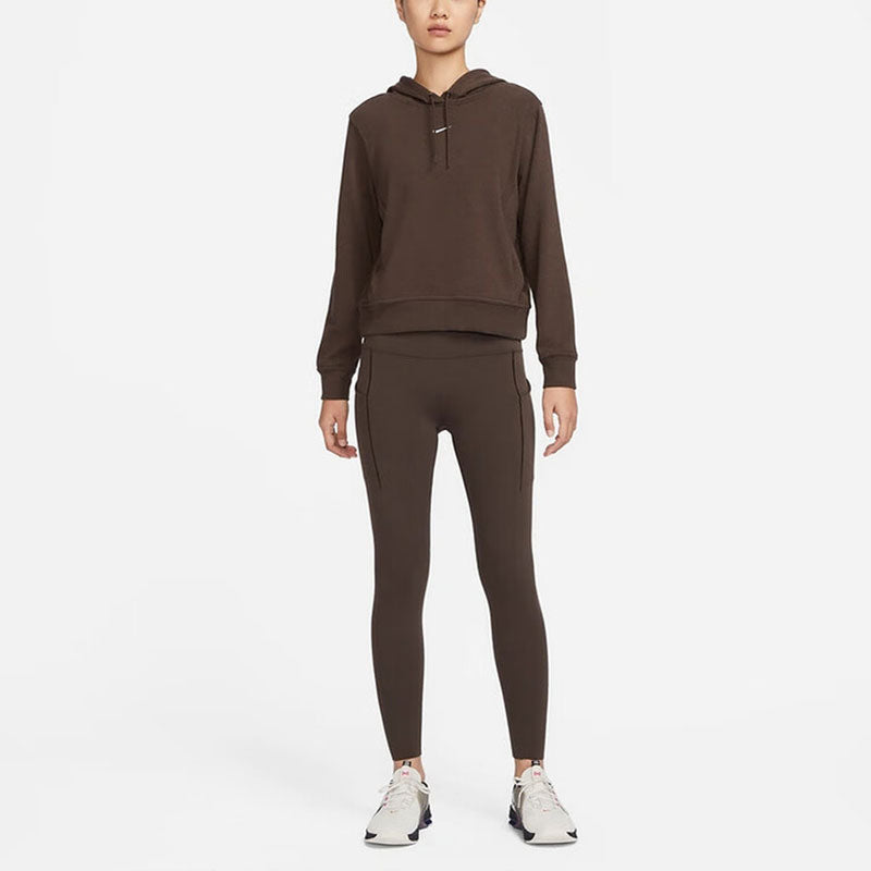 (WMNS) Nike Spring Sports Casual Sweatshirt Pullover 'Brown' FB5144-237