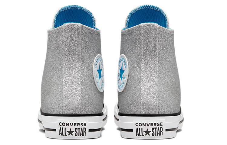 (WMNS) Converse Chuck Taylor Authentic Glam Hi 'Gray Silver' 572046C