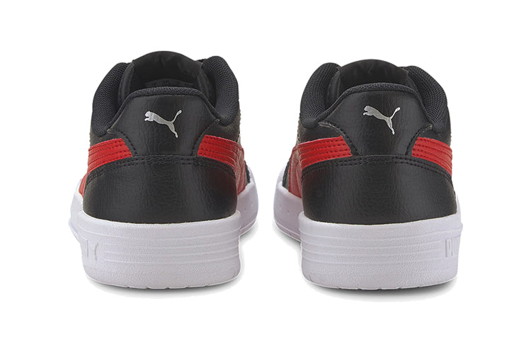 (GS) PUMA Caracal Casual Sneakers Black/White/Red 370529-08