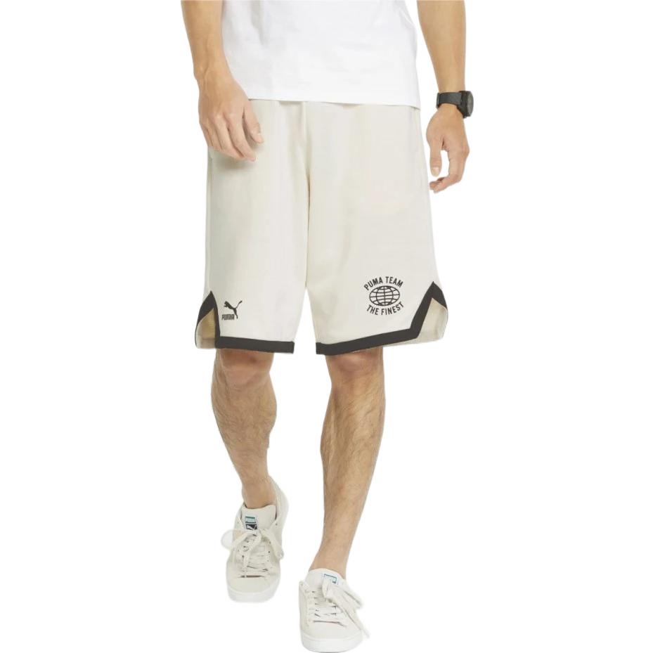 PUMA 8 Pt Logo Team Shorts 'White' 536923-65