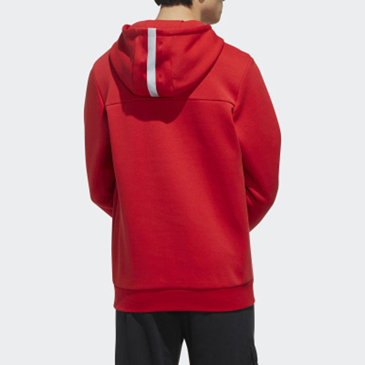 adidas neo M Cs Hoody 2 Sports Pullover Red GG3386