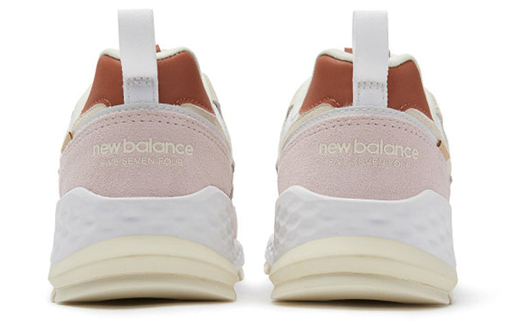 New Balance 574S Series White Gray Pink MS574GCA