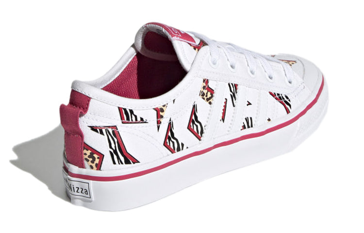 (GS) adidas Nizza J 'White Red' FY8433