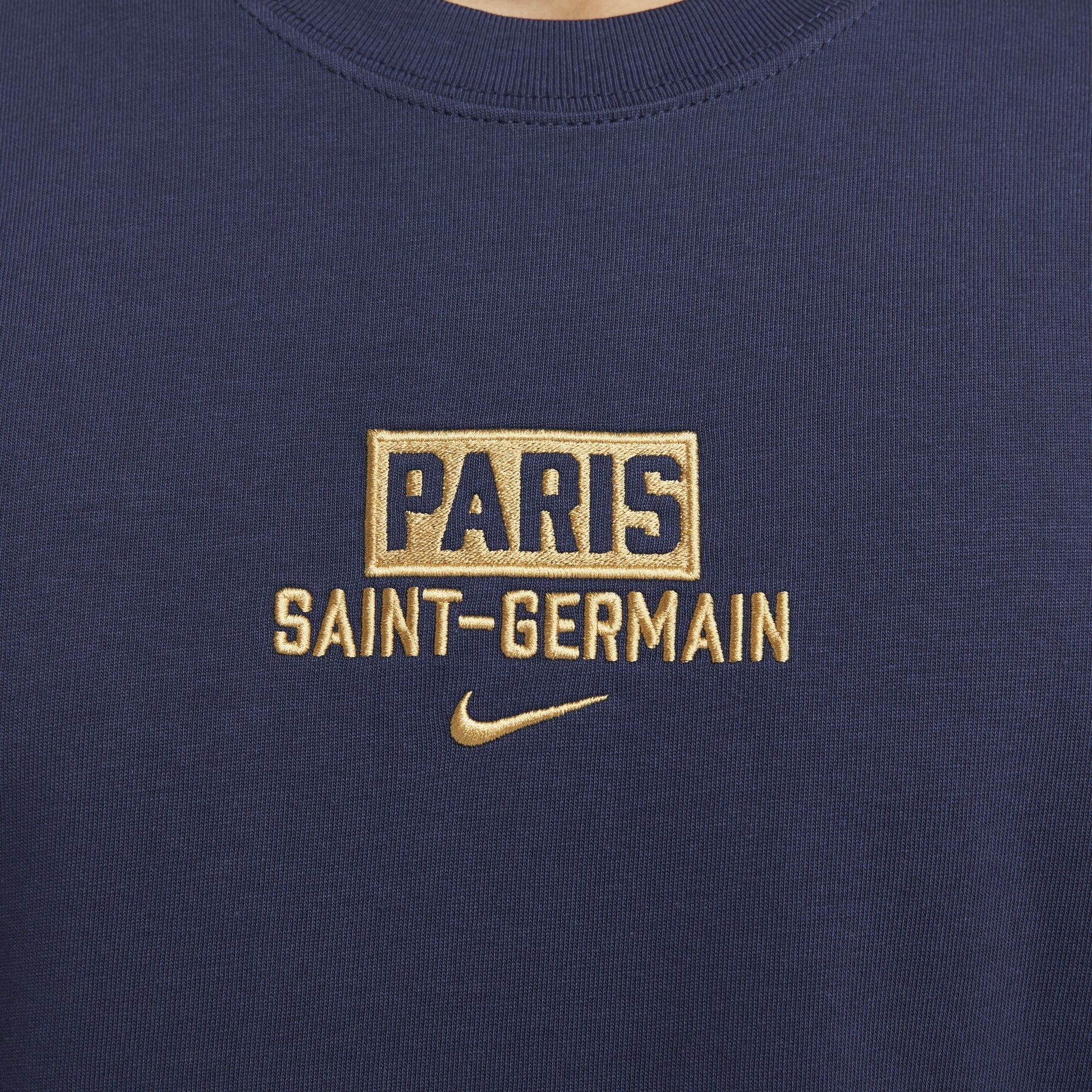 Nike Paris Saint-Germain Max90 T-shirt Asia Sizing 'Midnight Navy' HF0847-410
