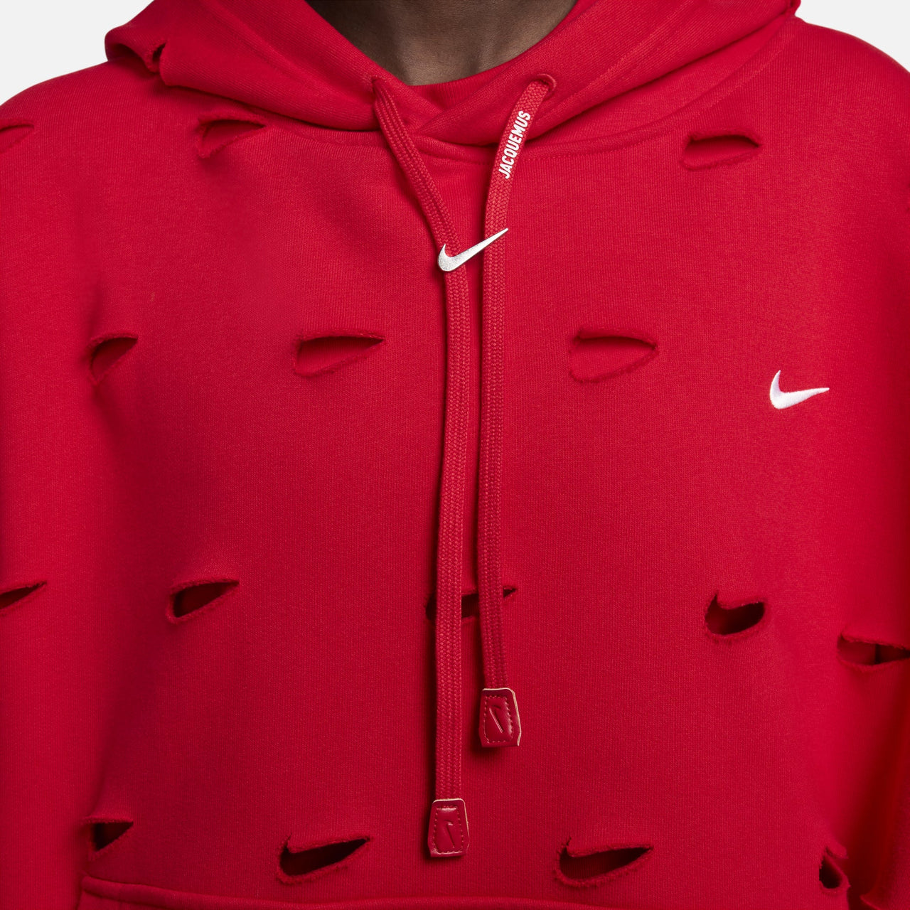Nike x Jacquemus Swoosh Hoodie 'Red' FJ3482-657