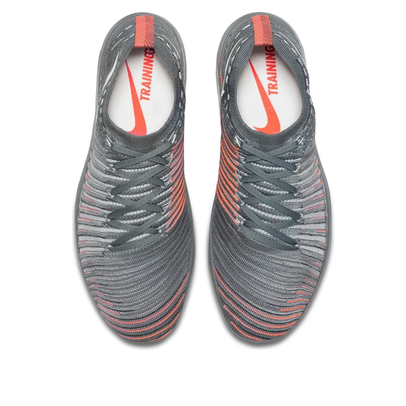 (WMNS) Nike Free Transform Flyknit Low-Top Grey/Orange 833410-006