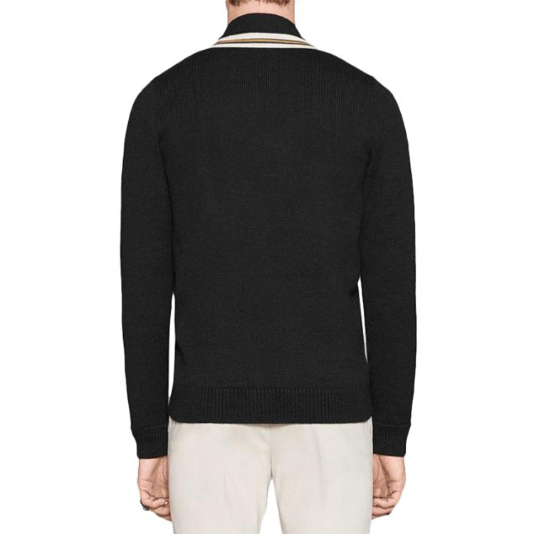 Gucci Bee Patch Cardigan 'Black' 456883-X5H38-1082