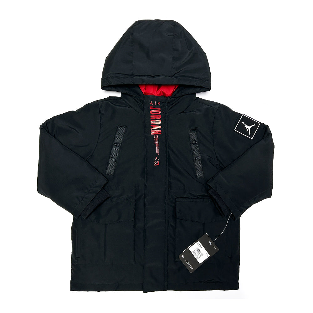 (PS) Air Jordan Winter Warm Parka Down Jacket 'Black Red' JD2342016GS-001