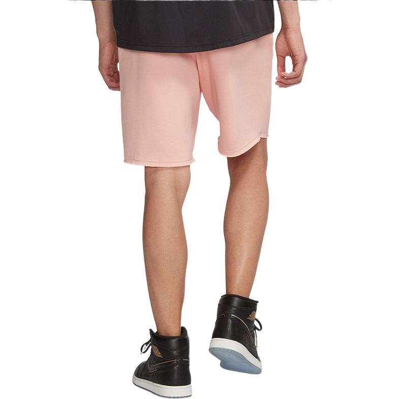 Air Jordan Gold Color Alphabet Loose Sports Shorts Pink AV0693-623