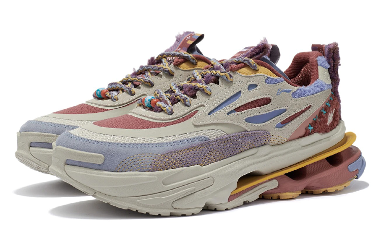 (WMNS) Li-Ning Countflow Wu Xing Xingshan 'Oatmeal Grey' AGLR308-1