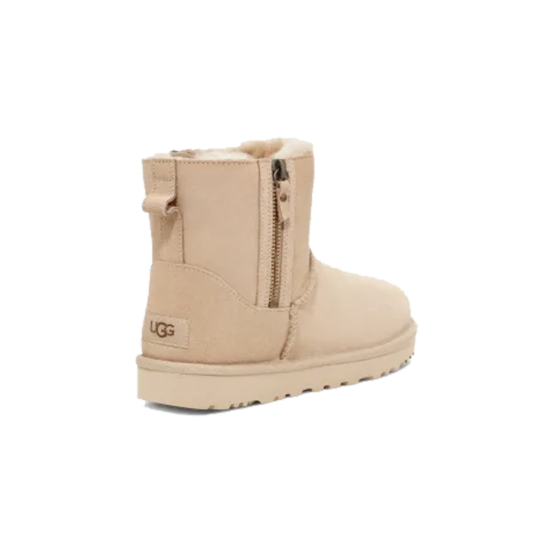 (WMNS) UGG Classic Mini Double Zip 'Mustard Seed' 1118853-MDSD