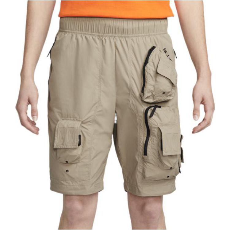 Men's Nike ISPA Series Big Pocket Zipper Detachable Pants Casual Long Pants/Trousers Khaki DD3796-247