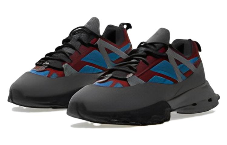 Reebok DMX Trail Shadow 'Cloud Grey Burgundy Steel Blue' IE2154