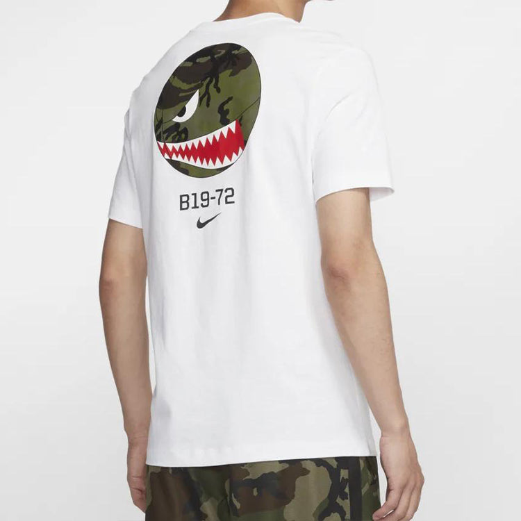 Nike Athleisure Casual Sports Pocket Short Sleeve White CJ6197-100
