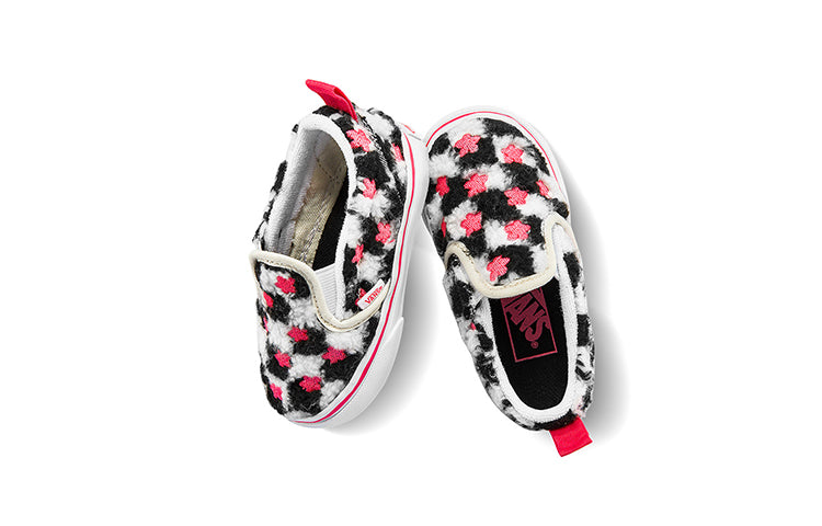 Vans Slip-on Shoes Black/White/Pink TD VN000UBS8CE