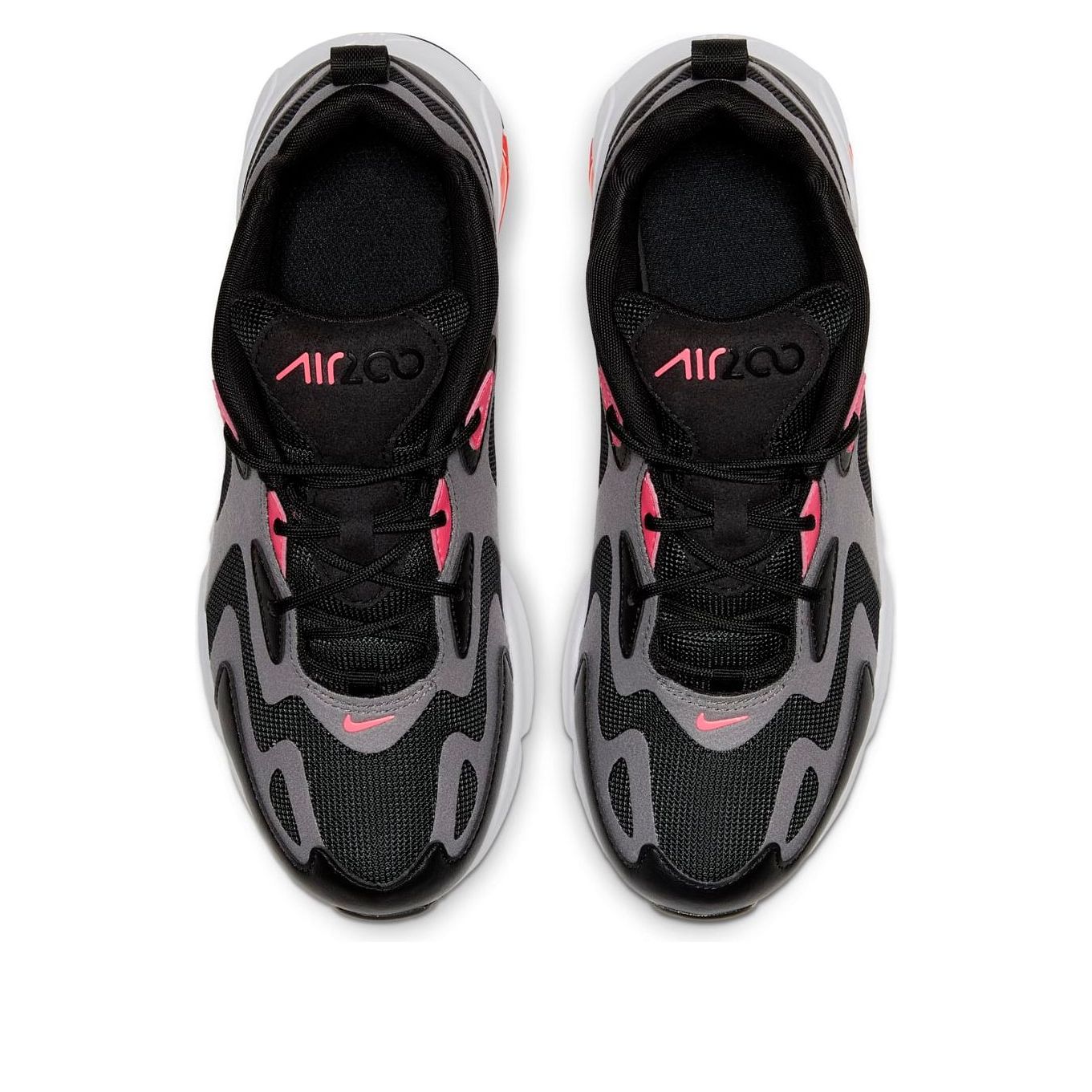 (GS) Nike Air Max 200 'Black Hot Punch' CT6388-001